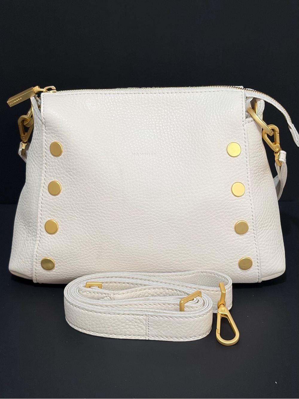 Hammitt Bryant Medium Shoulder Bag In Calla Lily With Brushed Gold Hardware